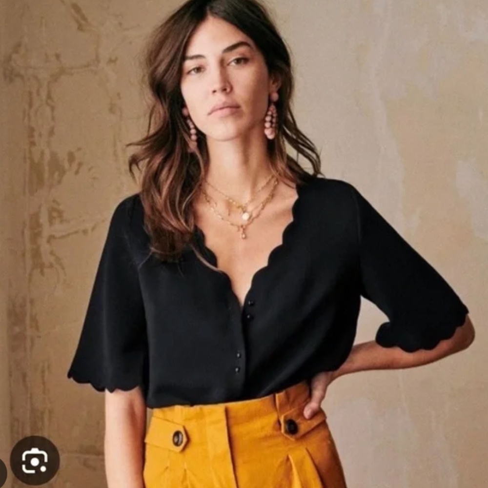 Sezane Blouse Ankita - Black